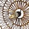 Hello Honey® 19.5" Boho Open Weave Metal and Paper Rope Ceiling Light